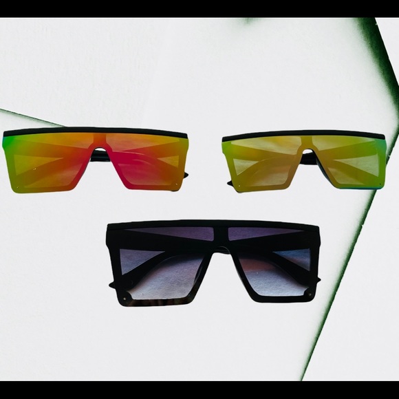 Accessories - Trend 2021 sun glasses full frame women fashion big oversized sunglasses.
